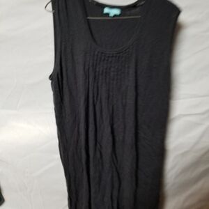 Elegant Black Sleeveless Tank Top